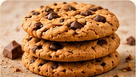 Freshly baked handmade cookies